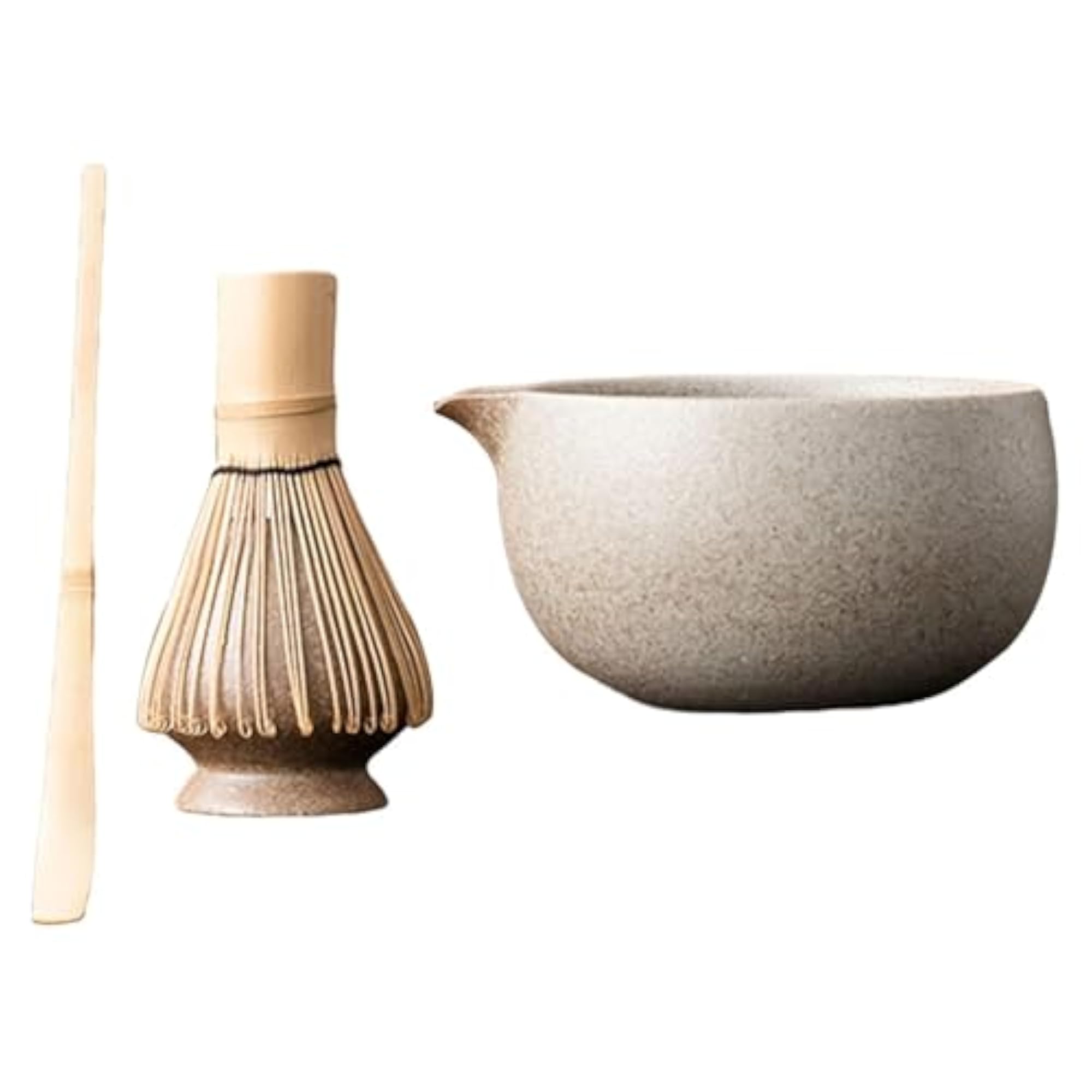 Matcha Set for Tea Lovers, Bamboo Whisk and Bowl