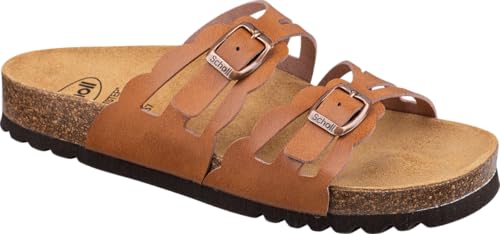 Dr. Scholl's Jeanne Sandale Femme en cuir souple noir