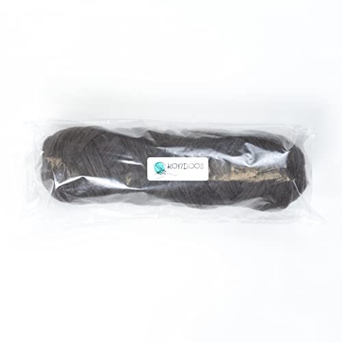Kondoos Natural Wool Bulk roving, 2 lb. Best Wool for Spinning arm Knitting, Felting - Image 3