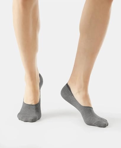 Image of Jockey 7099 Men Compact Cotton Elastane Stretch No Show Socks With StayFresh Treatment (Pack of 3)