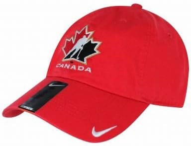 Canada Official Ice Hockey Baseball Cap (100% Cotton) Red