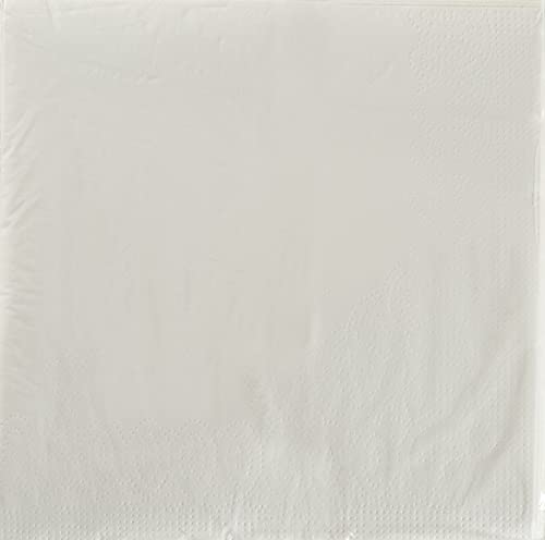 LE NAPPAGE ARTS DE LA TABLE 100 Serviettes en ouate 40x40cm 3 plis Blanc FSC, cellulose, 40cm x 40cm