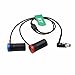 HangTon Audio Y Cable for Sennheiser Zaxcom Lectrosonics SRc5P Receiver to Camera Mixer Recorder, Low-Profile TA5F to XLR3M 20