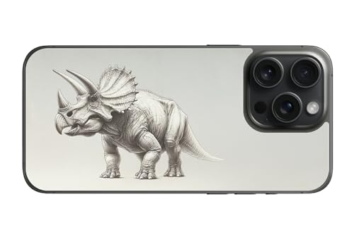 ClearView iPhone 15 Pro Maxp vg w ی tB { V[Y gPgvX triceratops