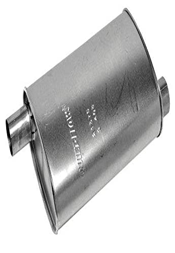 Image of Walker Quiet-Flow SS 21375 Direct Fit Exhaust Muffler 2.5 inch Inlet (ID) 2.5 inch Outlet (OD) for Chrysler 300M