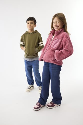 Image of The Children's Place Girls' Long Sleeve Sherpa Fleece Full Zip Jacket