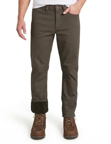 Weatherproof Vintage Fleece Lined Pants Men's - Regular Fit | Soft & Warm, Cold Weather Insulated...
