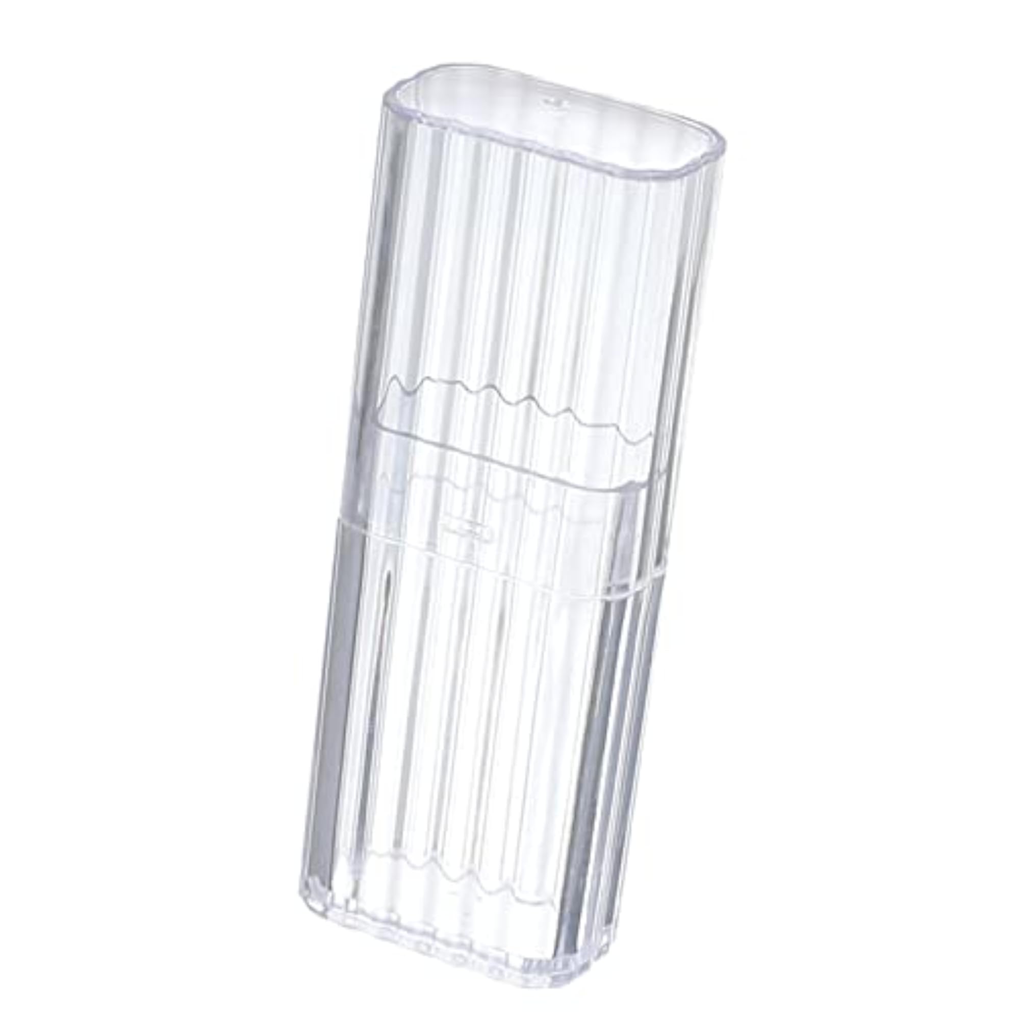 Portable Transparent Cotton Swab Holder Dispenser Container
