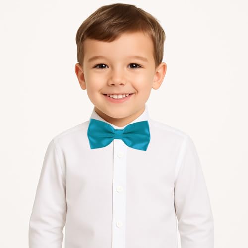 Image of Kids Pre-tied Bow Tie for Boys, Formal & Casual Adjustable Bowtie Age 3-13 Years