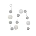 Produktbild Boltze Capiz Deko Girlande hängend Amelie -1 Stück, Länge 120 cm Fensterdeko Boho Perlmutt Scheiben Muschel Kette zum Aufhängen Boltze Home Windspiel Wind Chimes Wanddeko Bad