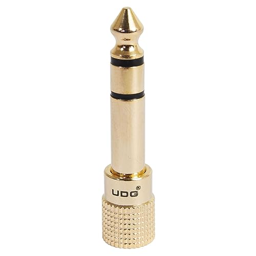 UDG Ultimate Headphone Jack Adapter Plug 3.5mm (1/8”) to 6.35mm (1/4”), Gold - Image 2