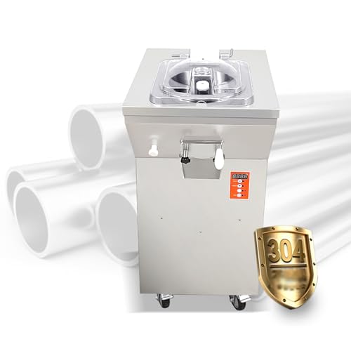 GRFIT Ninja creami Harte Eismaschine aus Edelstahl, kommerzielle Obst-Automatik-Eismaschine Speiseeisbereiter – Bild 5