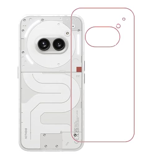 ECMERED® Nothing Phone 2A 5G Tempered Film Clear Glossy Finish back Side Screen Protector Haptic Touch Temper Glass Film Anti-Fingerprint Anti Scratch