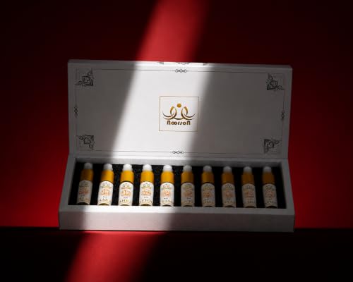 Image of Classic Combo - Pack of 10 Premium Non-Alcoholic Attar Perfumes (6ml Each) | Long Lasting Fragrance Set for Men & Women | Pure Alcohol-Free Roll-On Perfume Oil | Buy Noorson Classic Combo Pack of 10 Long Lasting Attars | Luxury Alcohol-Free Perfume Gift Set