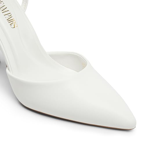DREAM PAIRS High Heels for Women Closed Pointed Toe Dress Shoes for Women Ankle Strap Stiletto Heel Party Wedding Sexy Pump Shoes4