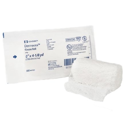Covidien 441107 Dermacea Gauze Roll, 3-Ply, 3" x 4-1/8 yd. (Pack of 96)