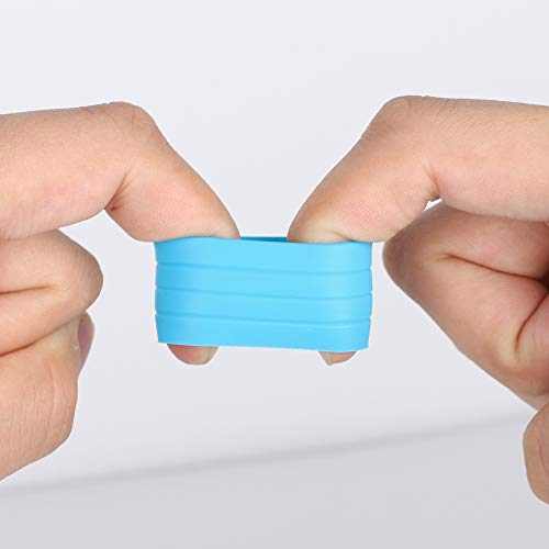 Anéis fixos em fita, Andoer 1 par de tampão de silicone para estrada lebar bicicleta guiador barra f