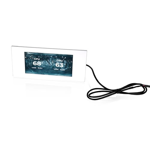 Image of Thermaltake View 600 TG 6.0 Inch LCD Screen Panel Kit; LCD and Panel; 1480x720p; TTRGBPlus 3.0 Supported; Type-C to USB (9-Pin);