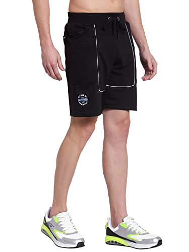 Image of UZARUS Men's Cotton Bermuda Shorts with 2 Zippered Pockets