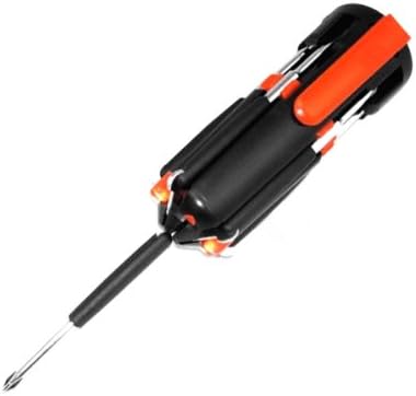 8 in 1 Tooluxe Multifunction LED Flashlight Screwdriver
