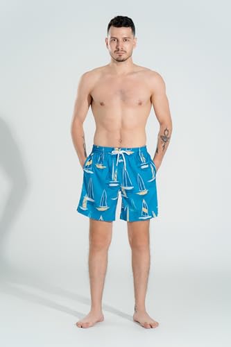 2 in 1 Mens Swim Trunks Swim Shorts Swim Suits Board Shorts3