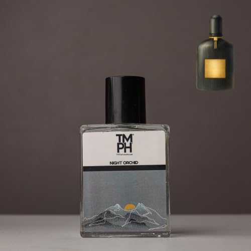 Image of TMPerfumehouse Night Orchid EDP for Men & Women | Rich, Dark & Long Lasting Perfume Spray | Warmspicy, Earthy & Woody Fragrance | Luxury Gift for Him & Her | TMPH | 50ml