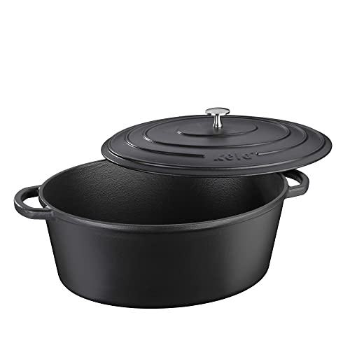 Kela 12474, Casseruola con coperchio, Ghisa