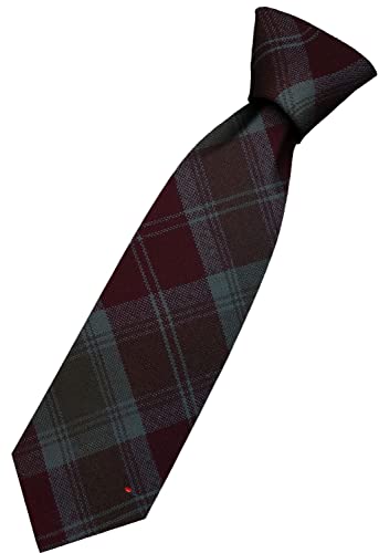 Cravate en laine écossaise Lindsay Weathered anti-plis pour costume homme