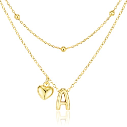 Save 36% on adoyi Dainty Heart Initial Necklace with Code MOAJWRVY