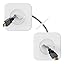 HomeMount Wall Mount TV Wire Hider Kit - Cable Management Kit Hides TV Wires Behind The Wall (White