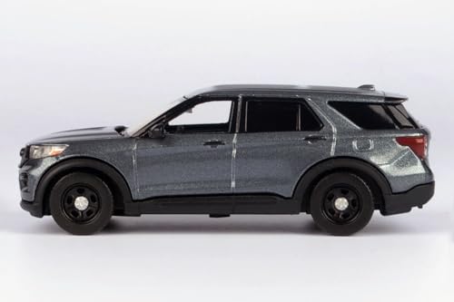 Motormax 2022 Ford Police Interceptor 1/43 Gris miniatura 1