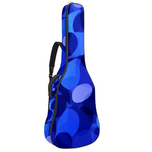 Sac de transport pour guitare acoustique résistant à l'eau motif géométrique