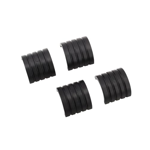 Image of FOVPLUE Universal Motorcycle Highway Peg Mount Spacers /Rubber Bushings, Convert 1.25'' Footpeg Mount to 1'' Engine Guard /Crash Bar,for Harley Sportster Dyna /Honda /Yamaha /Kawasaki /Suzuki /Triumph /BMW