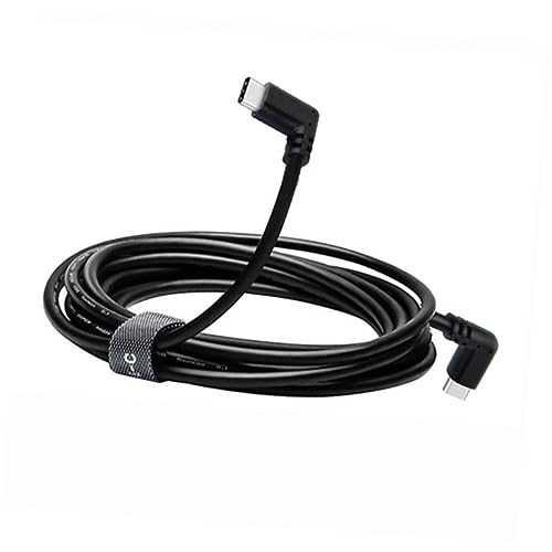 Angoily 1Pc Oculusquestvrlinkcabledp ���� �[�d 3 �^�C�v C �P�[�u�� �ϋv�� �[�d USB C �P�[�u�� �I�X A