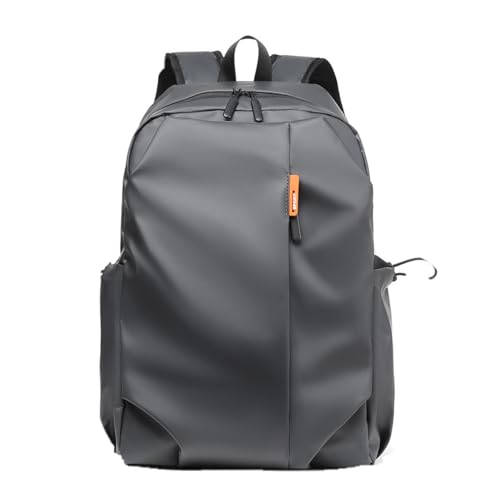 WALKENT Stylish 15.6" Laptop Bag, Waterproof, Anti-Theft Back Pocket, External USB Backpack for Office College Men Women - Hazel D5 Grey