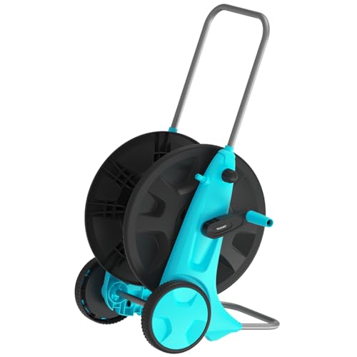 Garden Hose Reel Cart,Portable Hose Carts Holds 150-180...