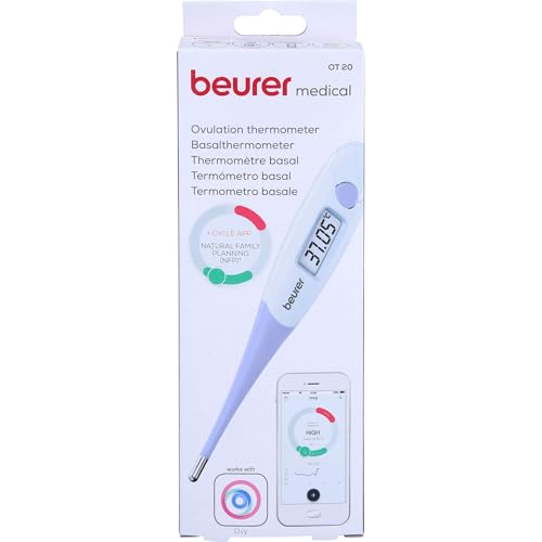Beurer OT 20 Basalthermometer zur Überwachung des Eisprungs und zur natürlichen Schwangerschaftsplanung