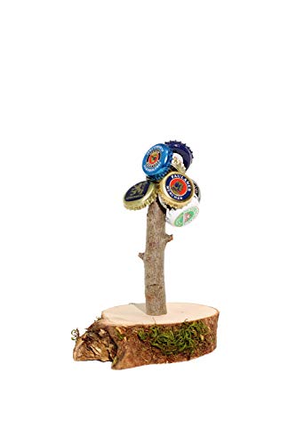 Deggelbam Der Deckelbaum - DAS ORIGINAL/Magnetbaum/Kronkorkenbaum Trinkspiel/Kronkorkenhalter/Männergeschenk/Vatertagsgeschenk/Geburtstagsgeschenk