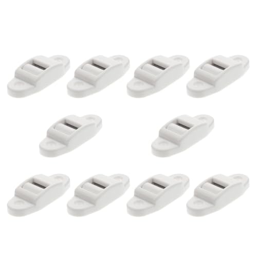 WATIIFUFU 10Pcs Roller Shutter Belt Strap Guide Replacement with Internal Brush for 14Mm Webbing, Plastic Belt Guide Cleaner Accessories for Window Shutters and Curtain Systems