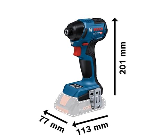 Amazon.co.jp: BOSCH コードレスインパクトドライバー 本体のみ GDR18V 