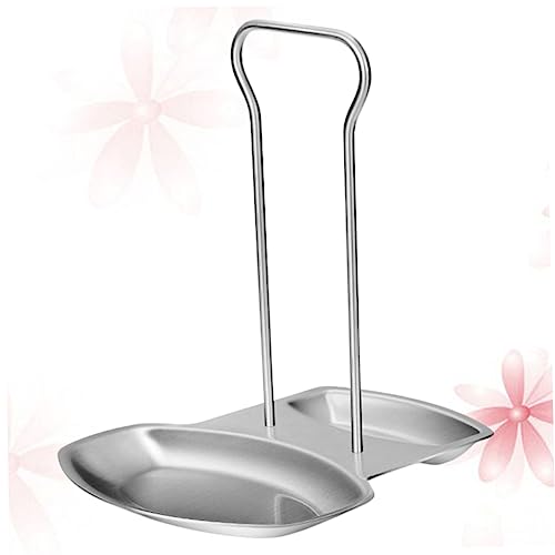 OFFSCH 1pc Stainless Steel Cutting Board and Pot Lid Rack Food Grade Kitchen Storage Shelf Holder for Home Restaurant and Parties Easy to Clean Sturdy Design for Organized Cooking Space