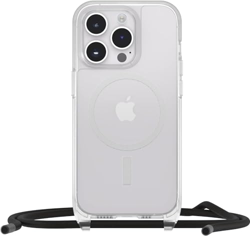 Coque transparente MagSafe iPhone 14 Pro fine haut de gamme avec collier