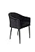 Produktbild Felis Lifestyle Stuhl, Catelyn, Stoff, Schwarz, 55,50 x 57,00 x 77,00 cm
