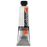 Royal Talens Cobra Artists' Water Mixable Oil Color, 40ml Tube, Zinc White (21051040)