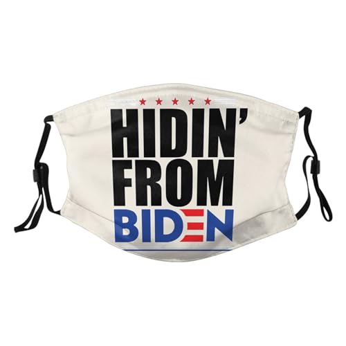 Hiding from Biden Adult Dust Mask Adjustable Dust Face with 2 Filter94