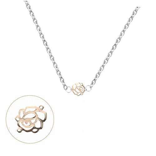 Charms de fleurs creuses en alliage durable pour pendentifs elegants - 4