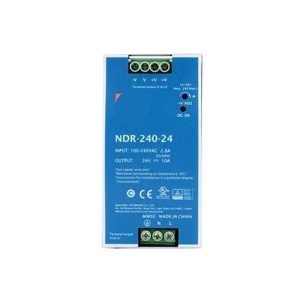 XTVVTODJXT NDR-240-48 240W, Salida de Grupo único Tipo riel DIN Industrial