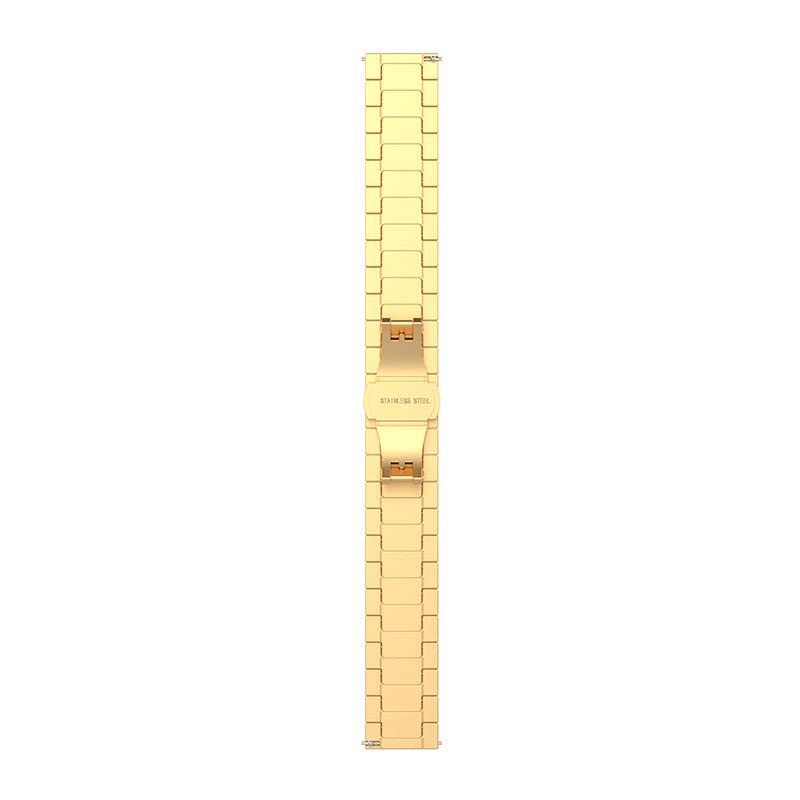 Correa de metal de 22mm acero inoxidable gris ágata para reloj inteligente