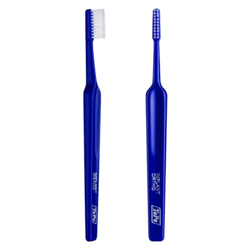 TePe Implant Orthodontic Soft Toothbrush Extra Narrow Brush Head Thin Neck 1Pk