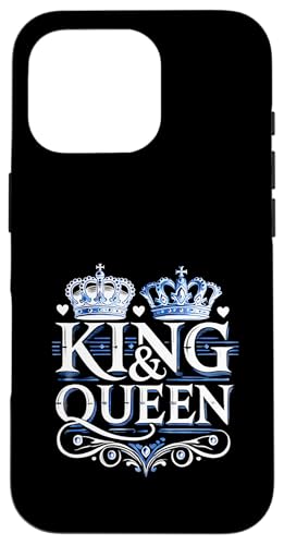 King and Queen ���C�����N���E�� �G���K���g ������ �J�b�v�� �X�}�z�P�[�X iPhone 16 Pro �p